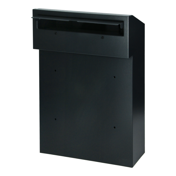 FIJI mailbox pass-through mailbox with cylinder lock, anthracite FIJI mailbox pass-through mailbox with cylinder lock, anthracite